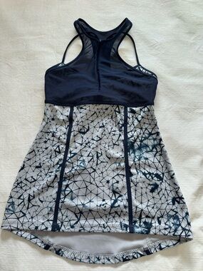 lululemon athletica Pedal Pace Navy Geo-Print Tank Top 6